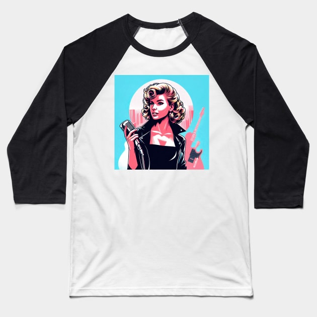 Bad Sandy! Hopelessly Devoted To You Baseball T-Shirt by SNAustralia